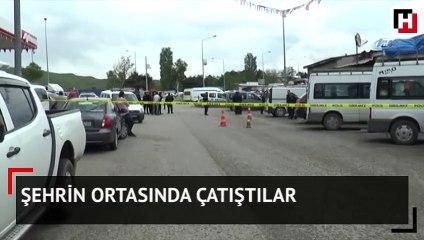 Savaş alanı gibi! Şehrin ortasında çatıştılar