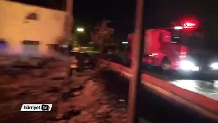 Yanan otomobiline değil yırtılan montuna üzüldü