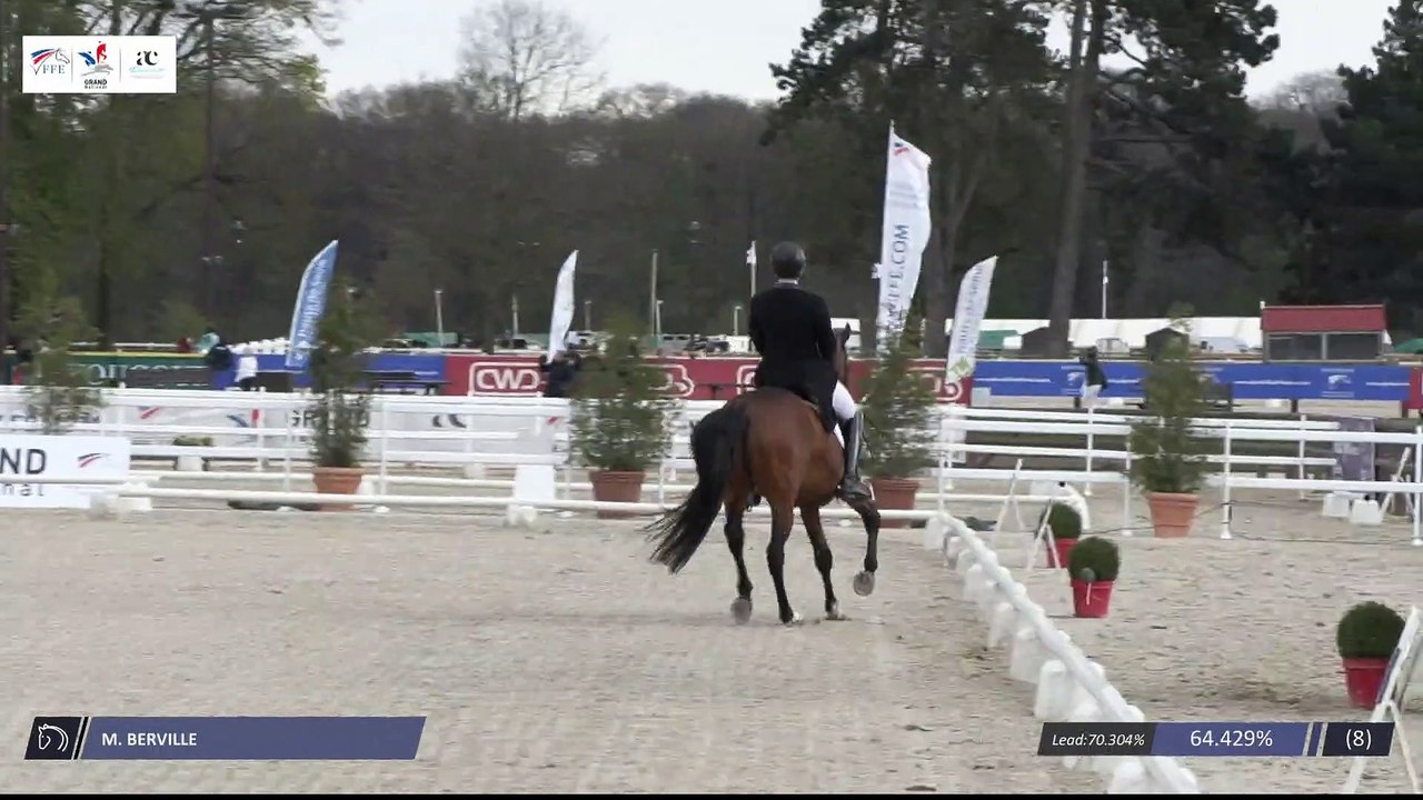Grand National FFE - AC Print - Dressage  | Haras de Jardy (FRA) | Mathieu BERVILLE | JERRY BOY