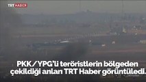 PKK/YPG'li teröristlerin çekilmesi böyle görüntüledi