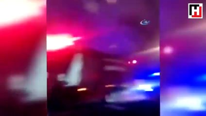 Yangın varken o takipçi kasma peşindeydi!