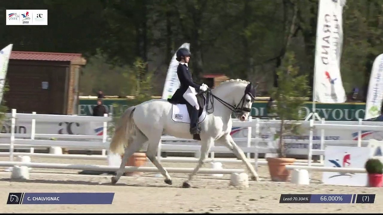 Grand National FFE - AC Print - Dressage  | Haras de Jardy (FRA) | Charlotte CHALVIGNAC | ICARO DAS FIGUEIRAS