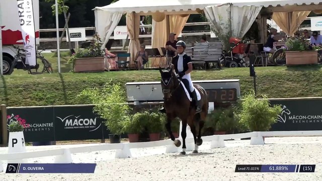 Grand National FFE - AC Print - Dressage | Mâcon Chaîntré (FRA) | Danielle OLIVEIRA | QSAAR DE VILLEMAGNE