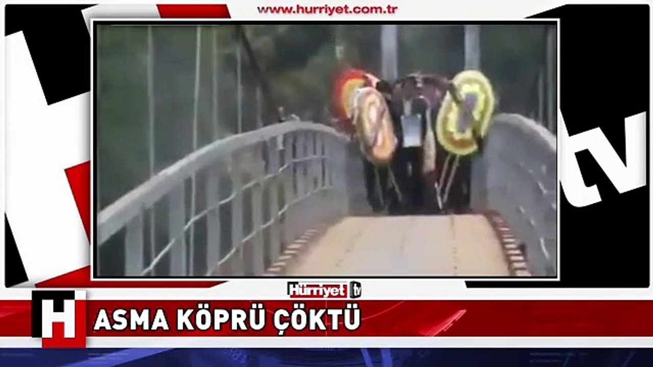 ASMA KÖPRÜ ÇÖKTÜ, CENAZE KONVOYU UÇURUMA YUVARLANDI