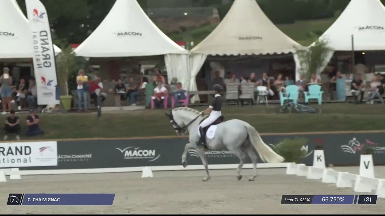 Grand National FFE - AC Print - Dressage | Mâcon Chaîntré (FRA) | Charlotte CHALVIGNAC | ICARO DAS FIGUEIRAS