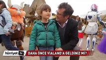 Cengiz Semercioğlu ve kızı Pera Vialand'de