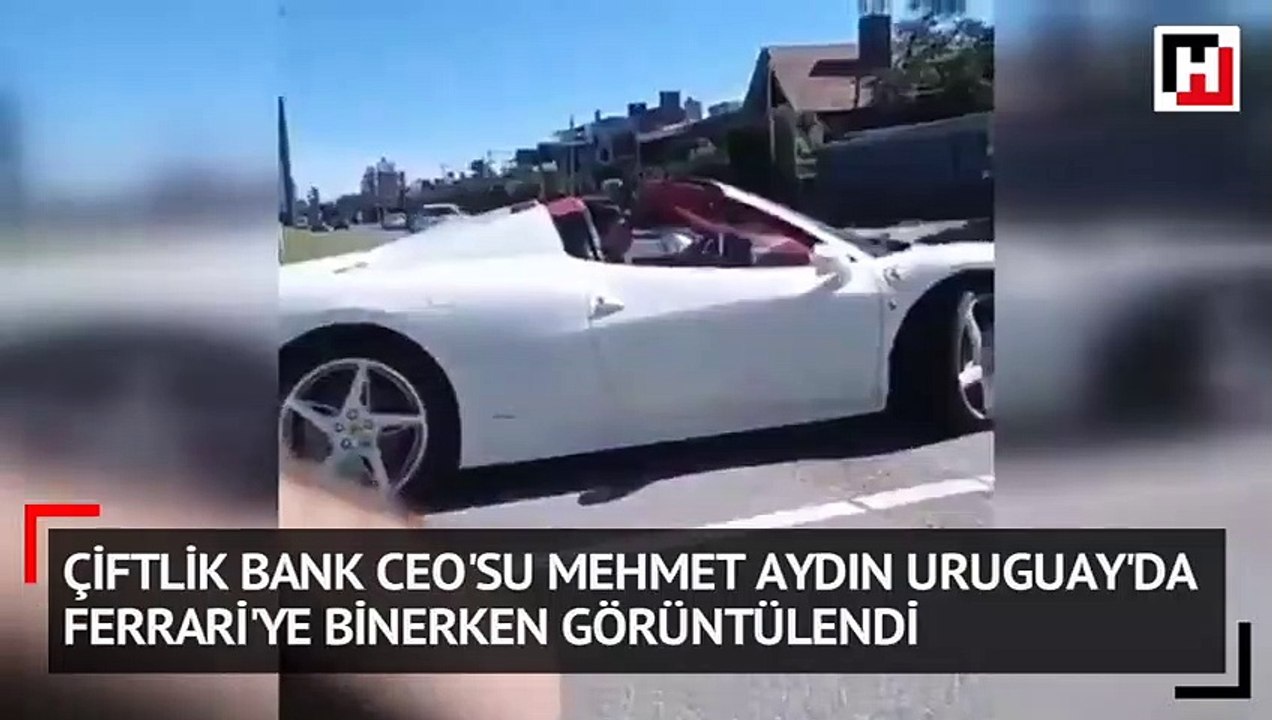 Çiftlik Bank Ceo'su Mehmet Aydın Ferrari'ye binerken görüntülendi