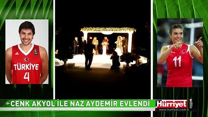 CENK AKYOL VE NAZ AYDEMİR EVLENDİ