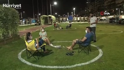 İzmir’de ‘çember daire’ içinde kordon keyfi