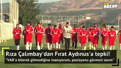 Rıza Çalımbay'dan hakem tepkisi