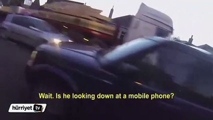 Teknoloji tutkunu trafik canavarı kameraya yakalandı
