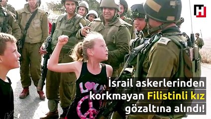'Hanzala Cesaret Ödülü' sahibi Filistinli kız gözaltına alındı