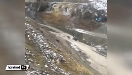 Gümüşhane'de ki feci kazanın cep telefonu görüntüleri ortaya çıktı