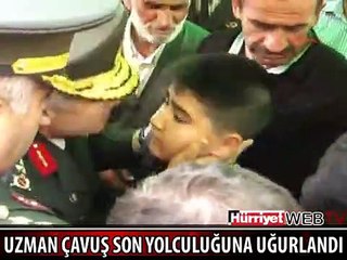 ŞEHİT UZMAN ÇAVUŞA SON VEDA