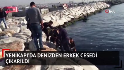Yenikapı’da denizden erkek cesedi çıkarıldı