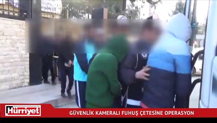 Güvenlik kameralı fuhuş çetesine operasyon!