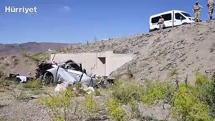 Doğubayazıt’ta otomobil şarampole devrildi: 3 ölü, 2 yaralı