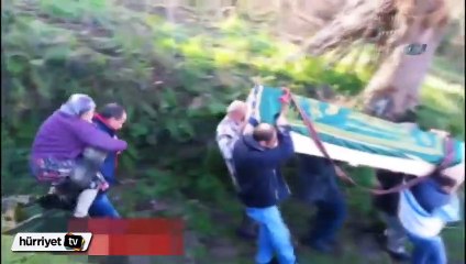 Köylülerin yol çilesi