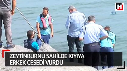 Zeytinburnu sahilde kıyıya erkek cesedi vurdu