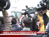 MÜSLÜM GÜRSES'İN CENAZESİNİN PEŞİNDEN BÖYLE KOŞTULAR
