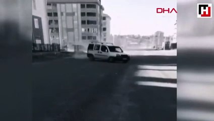 Drift atan araca 5 bin 10 lira para cezası