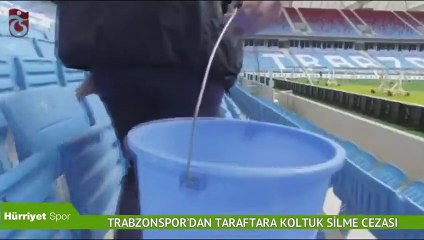 Trabzonspor’dan taraftara koltuk silme cezası