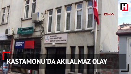 Uyuyan kız öğrencinin ayağına çarpınca fark edildi