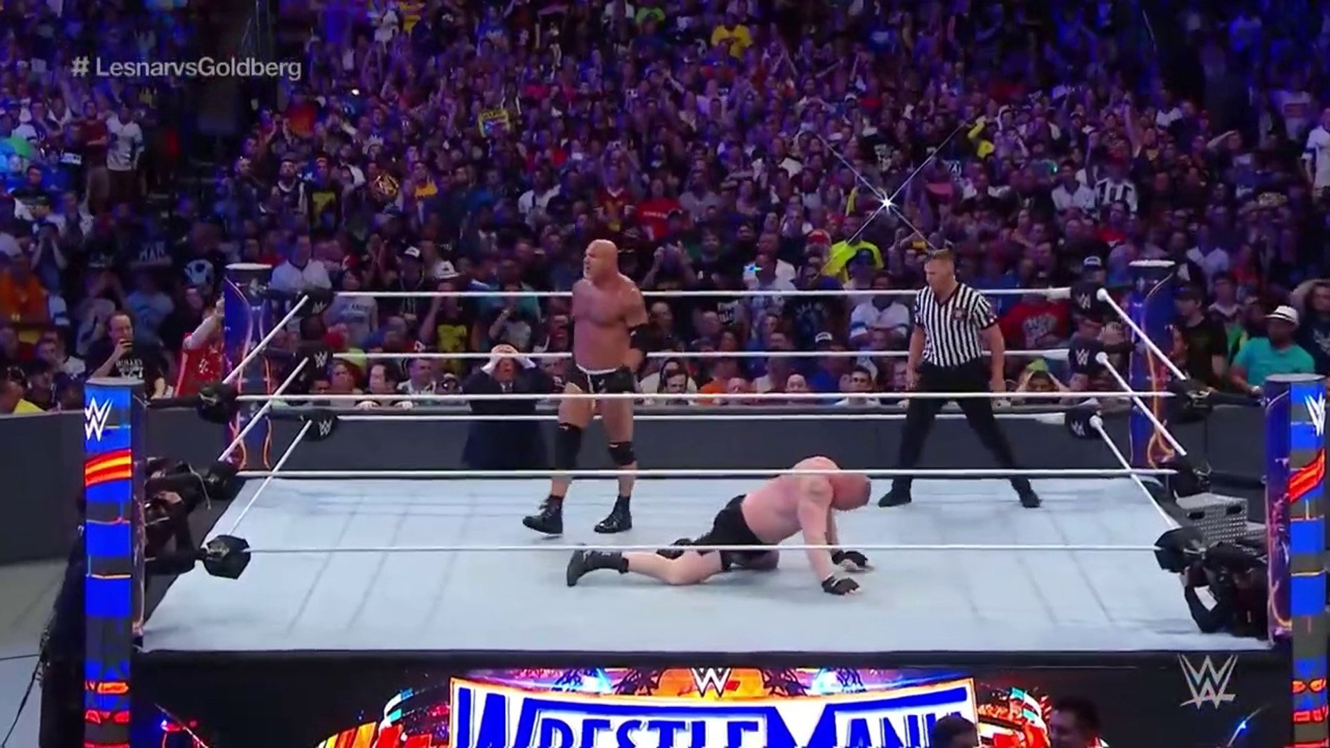 Goldberg vs. Brock Lesnar Universal Title Match WrestleMania 33