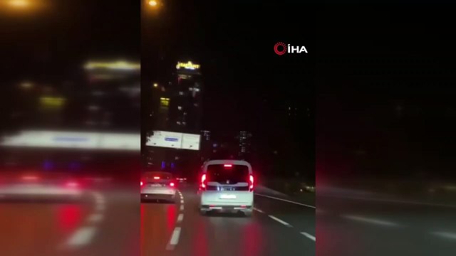 Yapış arkasına ne olacak? Makas atarak yarışan magandaların feci sonu kamerada