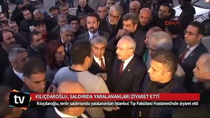 Kılıçdaroğlu, saldırıda yaralananları ziyaret etti