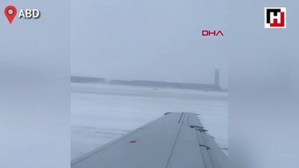 Yolcu uçağı inişi sırasında pistten çıktı