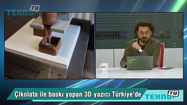 Çikolata ile baskı yapan 3D yazıcı Türkiye’de