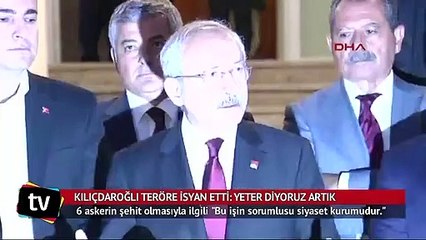 Kılıçdaroğlu isyan etti