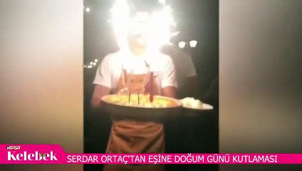 Serdar Ortaç'tan eşine doğum günü kutlaması