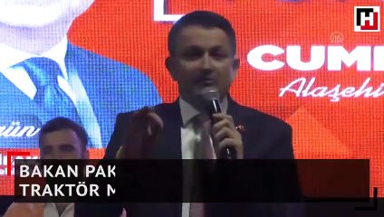 Bakan Pakdemirli'den elektrikli traktör müjdesi