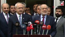 Kılıçdaroğlu ve Karamollaoğlu'ndan görüşme sonrası ortak açıklama