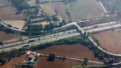 Retenciones en la AP-7 por un accidente a la altura de Granollers