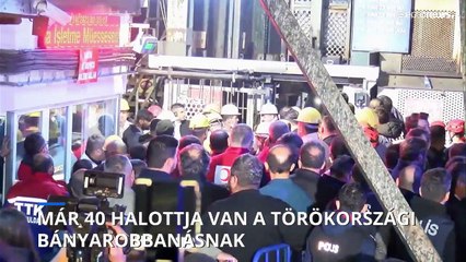 Legkevesebb 28 ember halt meg a törökországi bányarobbanásban