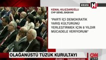 Kılıçdaroğlu'ndan kurultayda partililere sert sözler