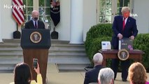 Trump, N95 maskesini dezenfekte eden cihazı tanıttı