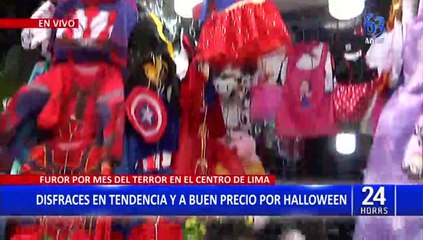 Cercado de Lima: Presentan novedosos disfraces para Halloween