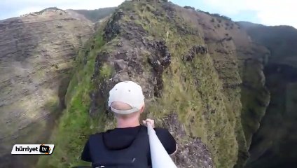 Yükseklik korkunuz varsa bu videoyu izlemeyin