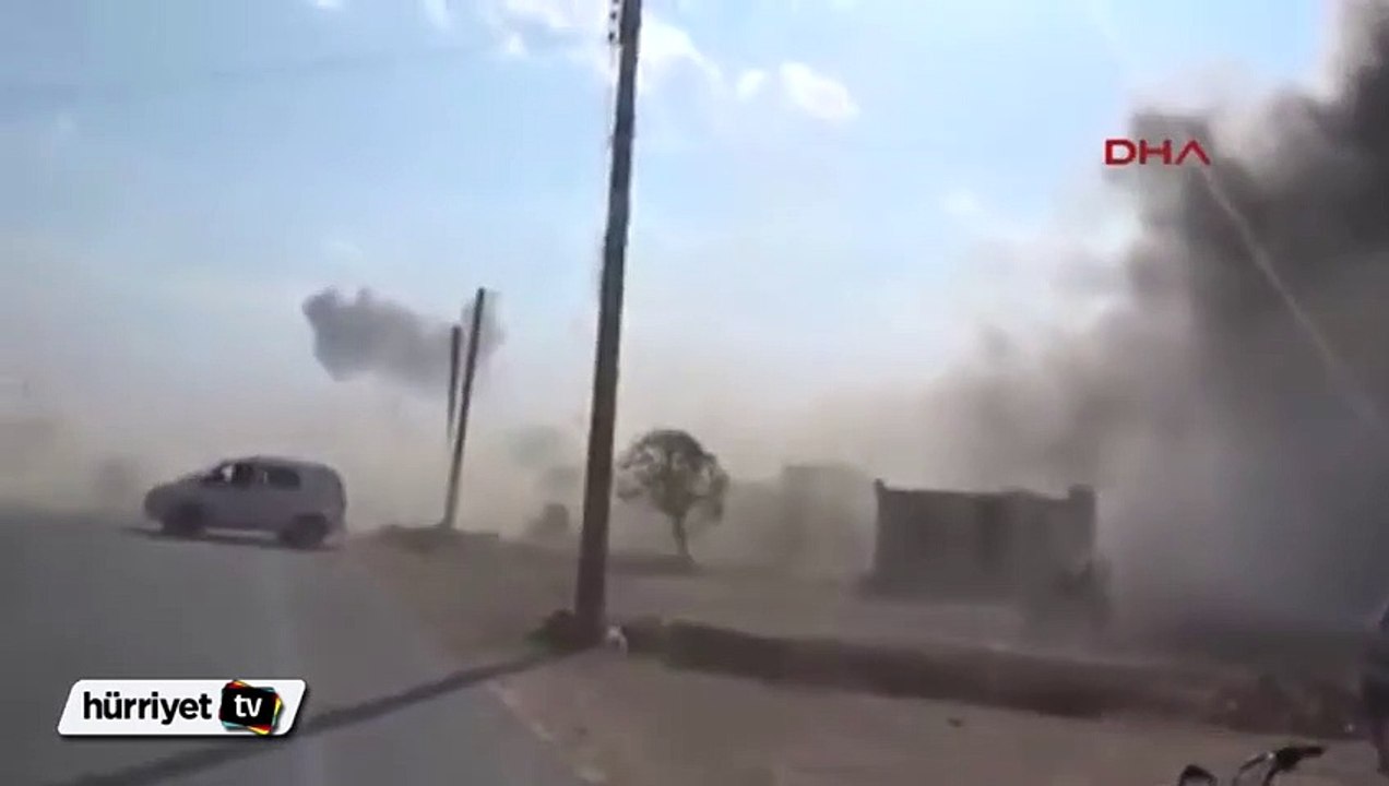 Sarmada'yı vurdular