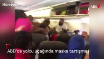 ABD'de yolcu uçağında maske tartışması yumruklu kavgaya dönüştü