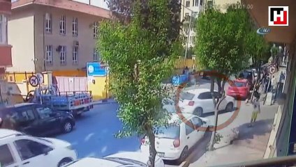 Fren yerine gaza bastı