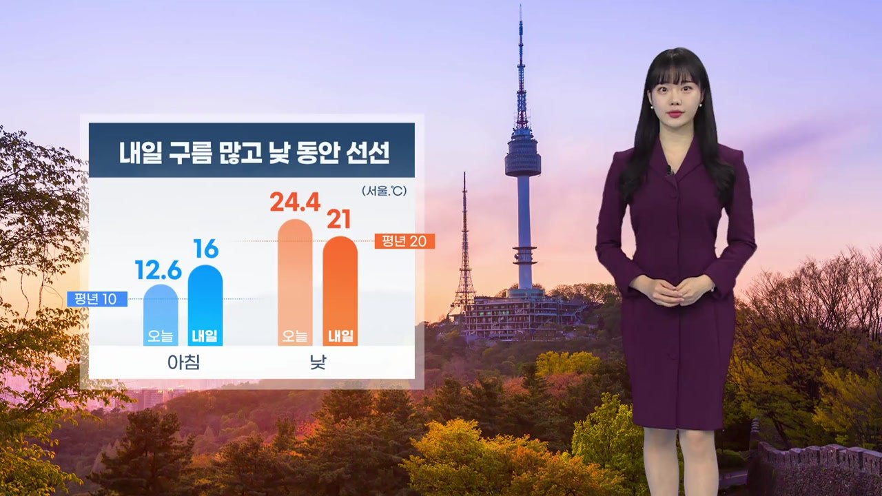 [날씨] 내일 구름 많고 낮 동안 선선…월요일부터 추워져 / YTN