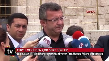 CHP'li vekilden çok sert sözler