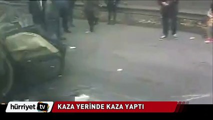 Kaza yerine feci kaza