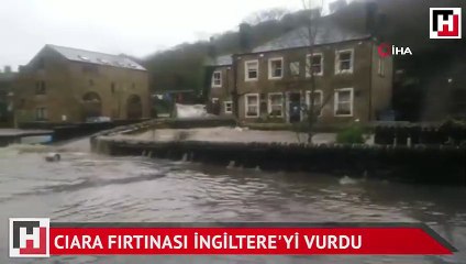 Ciara fırtınası İngiltere'yi felç etti