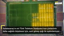 TT Stadyumu'na suni güneş ışığı